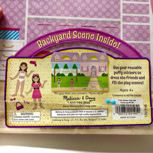 Melissa & Doug Puffy Sticker Activity Book - Dress Up - Picture 4 of 6